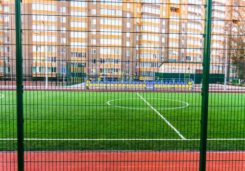 2Д забор для футбольной площадки в Ноябрьске