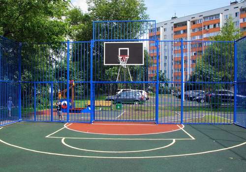 Забор Protect для баскетбольной площадки в Ноябрьске